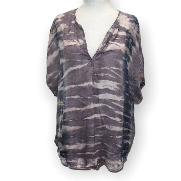 YOUNG Fabulous and Broke Tie Dye Flowy Blouse Size Medium - Picture 1 of 10